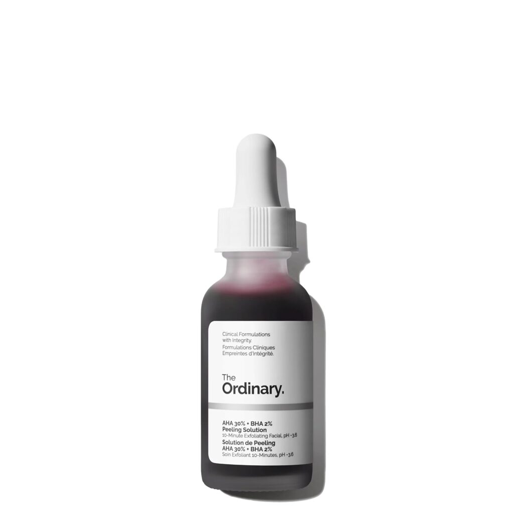 The Ordinary AHA 30% + BHA 2% Peeling Solution, Advanced Exfoliating Peel for Brighter Skin